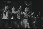 Lotte Lenya and ensemble in the stage production Cabaret