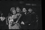 Lotte Lenya and ensemble in the stage production Cabaret