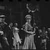 Jack Gilford, Lotte Lenya [center] and ensemble in the stage production Cabaret