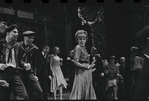 Jack Gilford, Lotte Lenya [center] and ensemble in the stage production Cabaret