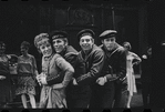 Lotte Lenya and ensemble in the stage production Cabaret