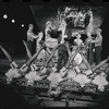 Joel Grey and ensemble in the stage production Cabaret