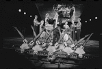Joel Grey and ensemble in the stage production Cabaret
