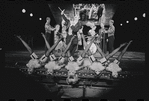 Joel Grey and ensemble in the stage production Cabaret