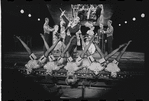 Joel Grey and ensemble in the stage production Cabaret