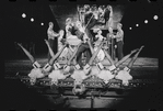 Joel Grey and ensemble in the stage production Cabaret