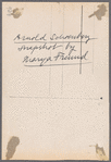 Portrait of Arnold Schoenberg
