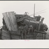 Truckload of belongings of farmer moving, Chicot County, Arkansas