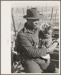 Negro sharecropper and child who will be resettled, Transylvania Project, Louisiana