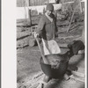 Housewife boiling clothes, Chicot Farms, Arkansas