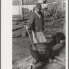 Housewife boiling clothes, Chicot Farms, Arkansas