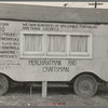 Trailer of itinerant electrician near Pharr, Texas