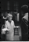 Lotte Lenya and Bert Convy in rehearsal for the stage production Cabaret