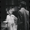 Lotte Lenya and Bert Convy in rehearsal for the stage production Cabaret