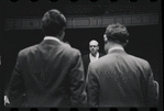 Bert Convy, Harold Prince and Jack Gilford in rehearsal for the stage production Cabaret