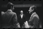 Bert Convy, Harold Prince and Jack Gilford in rehearsal for the stage production Cabaret