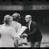 Lotte Lenya, Peg Murray, Harold Prince and unidentified [left] in rehearsal for the stage production Cabaret