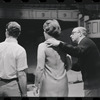 Peg Murray, Harold Prince and unidentified [left] in rehearsal for the stage production Cabaret