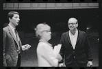 Bert Convy, Lotte Lenya and Harold Prince in rehearsal for the stage production Cabaret