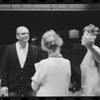 Harold Prince, Lotte Lenya and Peg Murray in rehearsal for the stage production Cabaret