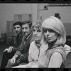 Bert Convy, Jack Gilford, Lotte Lenya and Jill Haworth in rehearsal for the stage production Cabaret