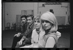 Bert Convy, Jack Gilford, Lotte Lenya and Jill Haworth in rehearsal for the stage production Cabaret