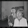 Jack Gilford and Lotte Lenya in rehearsal for the stage production Cabaret