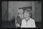 Jack Gilford and Lotte Lenya in rehearsal for the stage production Cabaret