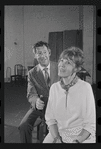 Jack Gilford and Lotte Lenya in rehearsal for the stage production Cabaret