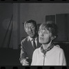 Jack Gilford and Lotte Lenya in rehearsal for the stage production Cabaret