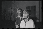 Jack Gilford and Lotte Lenya in rehearsal for the stage production Cabaret