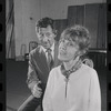 Jack Gilford and Lotte Lenya in rehearsal for the stage production Cabaret