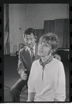 Jack Gilford and Lotte Lenya in rehearsal for the stage production Cabaret