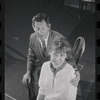 Jack Gilford and Lotte Lenya in rehearsal for the stage production Cabaret