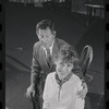 Jack Gilford and Lotte Lenya in rehearsal for the stage production Cabaret