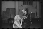 Jill Haworth and Joel Grey in rehearsal for the stage production Cabaret