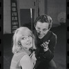 Jill Haworth and Joel Grey in rehearsal for the stage production Cabaret