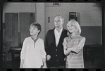 Lotte Lenya, Harold Prince and Jill Haworth in rehearsal for the stage production Cabaret