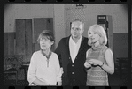 Lotte Lenya, Harold Prince and Jill Haworth in rehearsal for the stage production Cabaret