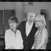 Lotte Lenya, Harold Prince and Jill Haworth in rehearsal for the stage production Cabaret