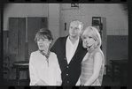 Lotte Lenya, Harold Prince and Jill Haworth in rehearsal for the stage production Cabaret