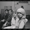 Bert Convy, Jack Gilford, Lotte Lenya and Jill Haworth in rehearsal for the stage production Cabaret