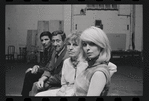 Bert Convy, Jack Gilford, Lotte Lenya and Jill Haworth in rehearsal for the stage production Cabaret