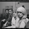 Bert Convy, Jack Gilford, Lotte Lenya and Jill Haworth in rehearsal for the stage production Cabaret