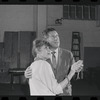 Lotte Lenya and Jack Gilford in rehearsal for the stage porduction Cabaret