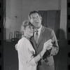 Lotte Lenya and Jack Gilford in rehearsal for the stage production Cabaret