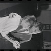 Lotte Lenya and Jack Gilford in rehearsal for the stage porduction Cabaret