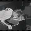 Lotte Lenya and Jack Gilford in rehearsal for the stage production Cabaret