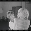 Lotte Lenya and Jill Haworth in rehearsal for the stage production Cabaret