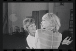 Lotte Lenya and Jill Haworth in rehearsal for the stage production Cabaret